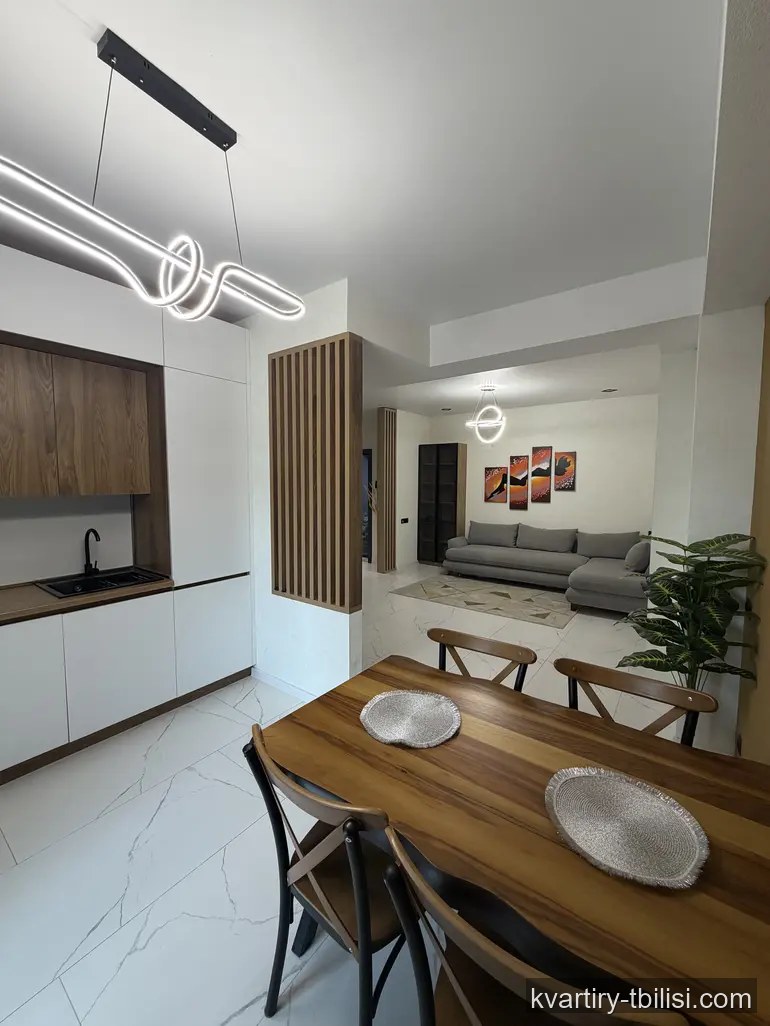 Трёхкомнатная квартира в Диди Дигоми — 800 USD/мес | Tbilisi Homes