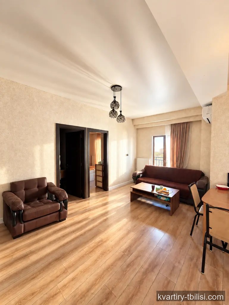Трёхкомнатная квартира в Диди Дигоми — 460 USD/мес | Tbilisi Homes