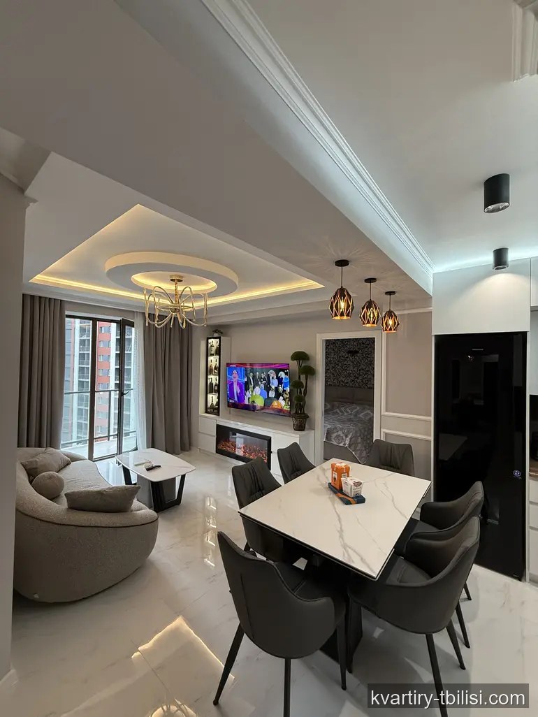 3-bedroom Apartment for rent in Didi Digomi, Tbilisi, 80 sqm, floor 5/16 — 1 000 USD/month | Tbilisi Homes