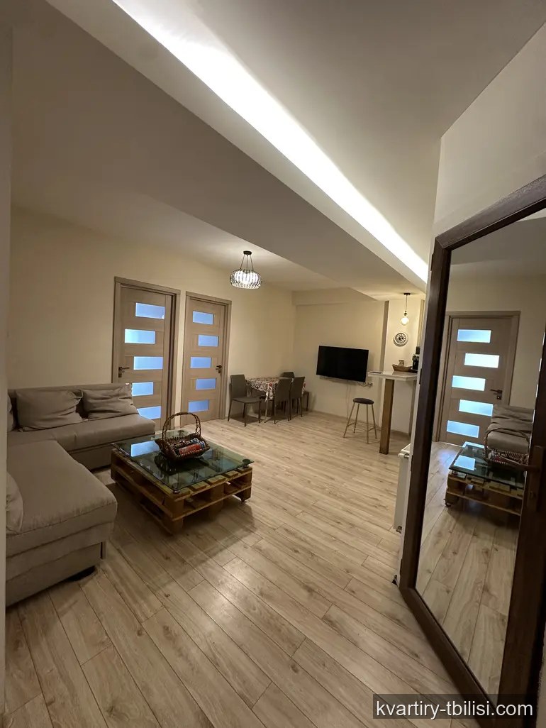 3-bedroom Apartment for rent in Didi Digomi, Tbilisi, 70 sqm, floor 12/12 — 750 USD/month | Tbilisi Homes