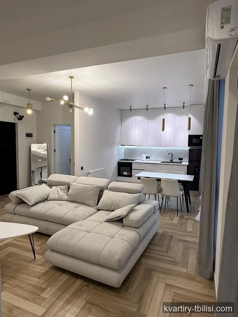 Трёхкомнатная квартира в Диди Дигоми — 750 USD/мес | Tbilisi Homes