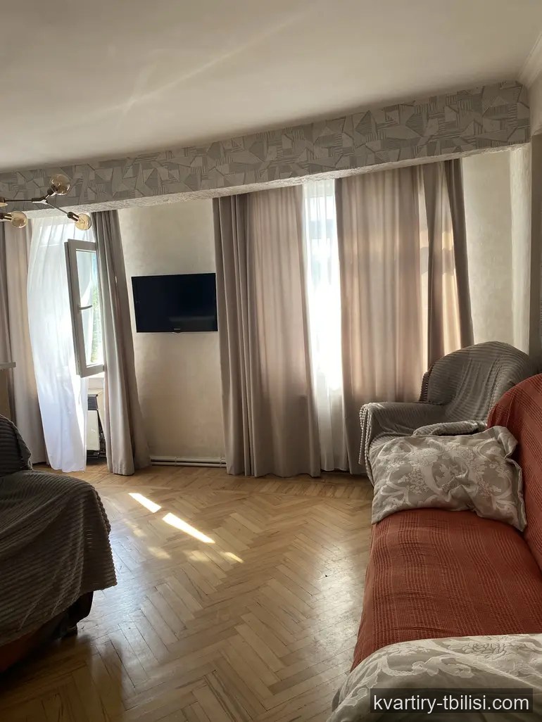 Четырёхкомнатная квартира в Диди Дигоми — 650 USD/мес | Tbilisi Homes