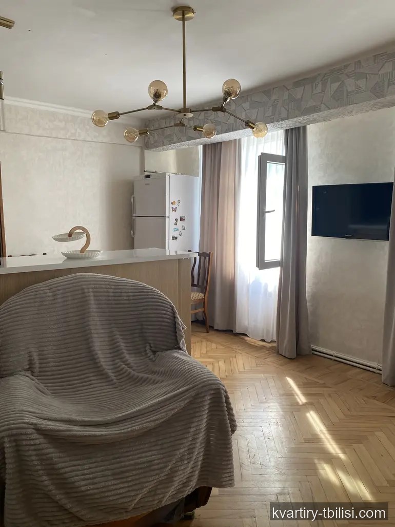 Четырёхкомнатная квартира в Диди Дигоми — 650 USD/мес | Tbilisi Homes