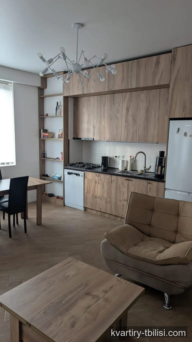 Трёхкомнатная квартира в Дидубе — 800 USD/мес | Tbilisi Homes
