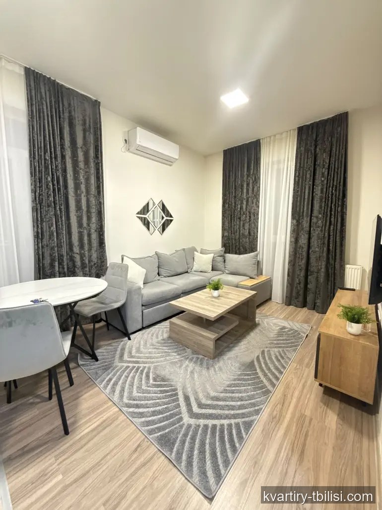 Двухкомнатная квартира в Дигоми 1-9 — 500 USD/мес | Tbilisi Homes