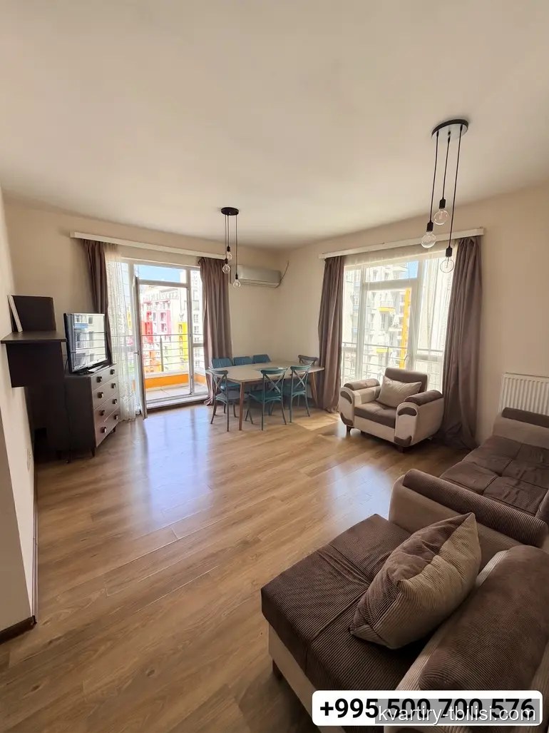 4-bedroom Apartment for rent in Digomi 1-9, Tbilisi, 100 sqm, floor 7/11 — 900 USD/month | Tbilisi Homes