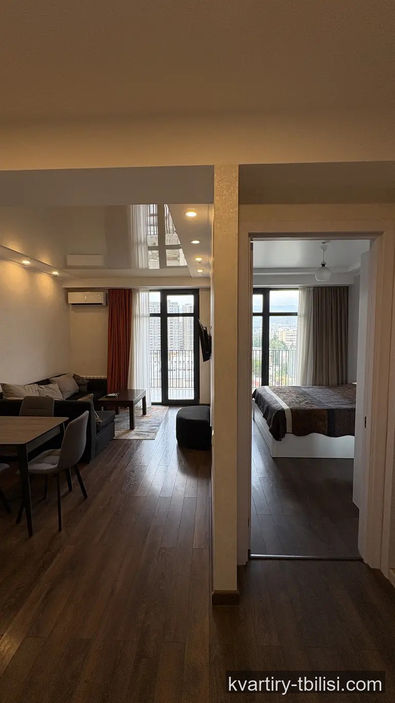 2-bedroom Apartment for rent in Digomi Massiv, Tbilisi, 55 sqm, floor 9/17 — 650 USD/month | Tbilisi Homes