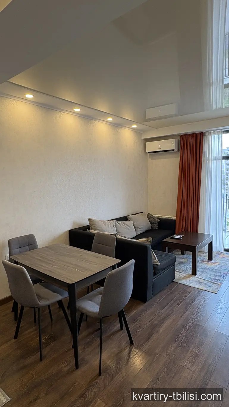 2-bedroom Apartment for rent in Digomi Massiv, Tbilisi, 55 sqm, floor 9/17 — 650 USD/month | Tbilisi Homes