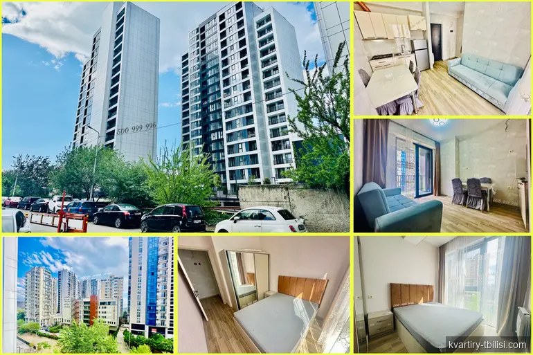 2-bedroom Apartment for rent in Digomi Massiv, Tbilisi, 42 sqm, floor 5/15 — 400 USD/month | Tbilisi Homes