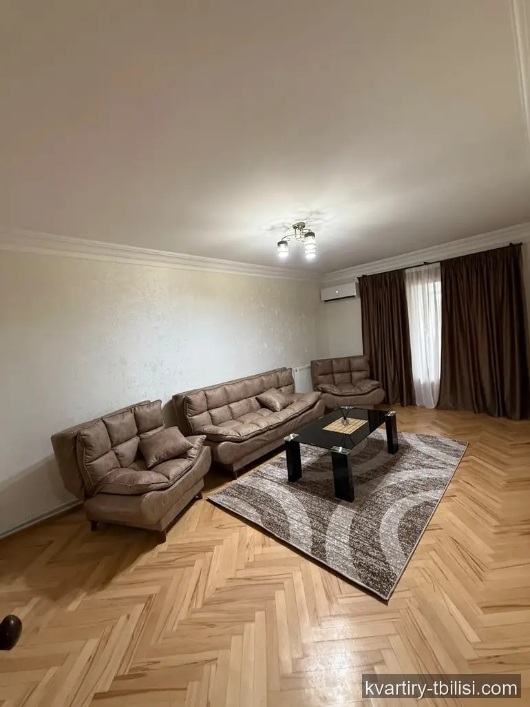 3-bedroom Apartment for rent in Digomi Massiv, Tbilisi, 90 sqm, floor 5/5 — 612 USD/month | Tbilisi Homes