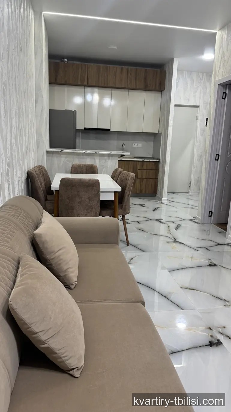 2-bedroom Apartment for rent in Gldani, Tbilisi, 52 sqm, floor 1/14 — 550 USD/month | Tbilisi Homes