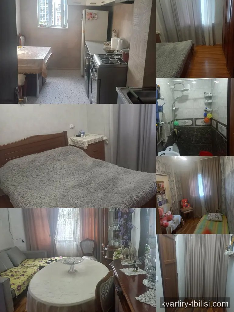 Трёхкомнатная квартира в Исани — 498 USD/мес | Tbilisi Homes