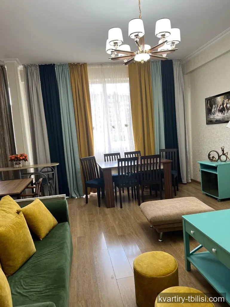 Четырёхкомнатная квартира в Исани — 1 000 USD/мес | Tbilisi Homes