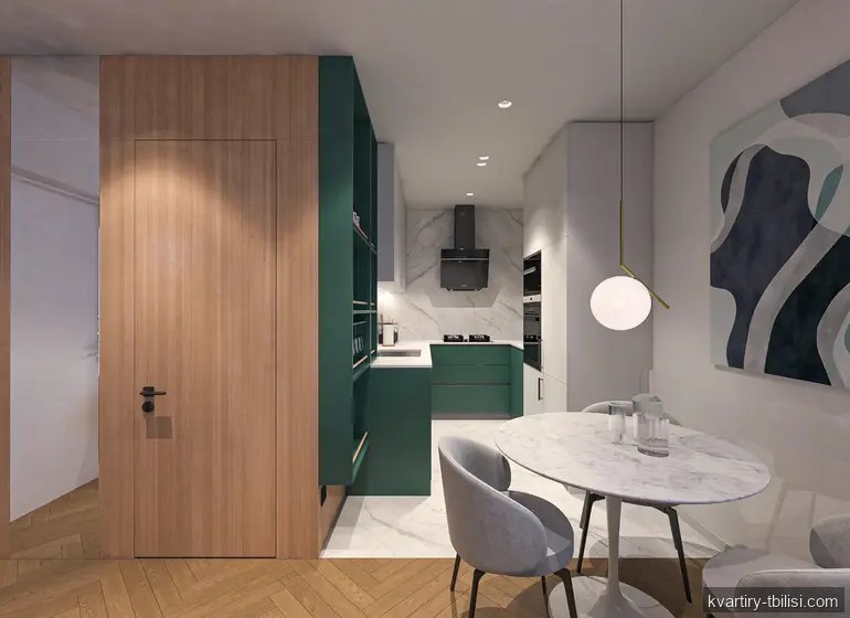 2-bedroom Apartment for rent in Krtsanisi, Tbilisi, 50 sqm, floor 11/12 — 1 200 USD/month | Tbilisi Homes