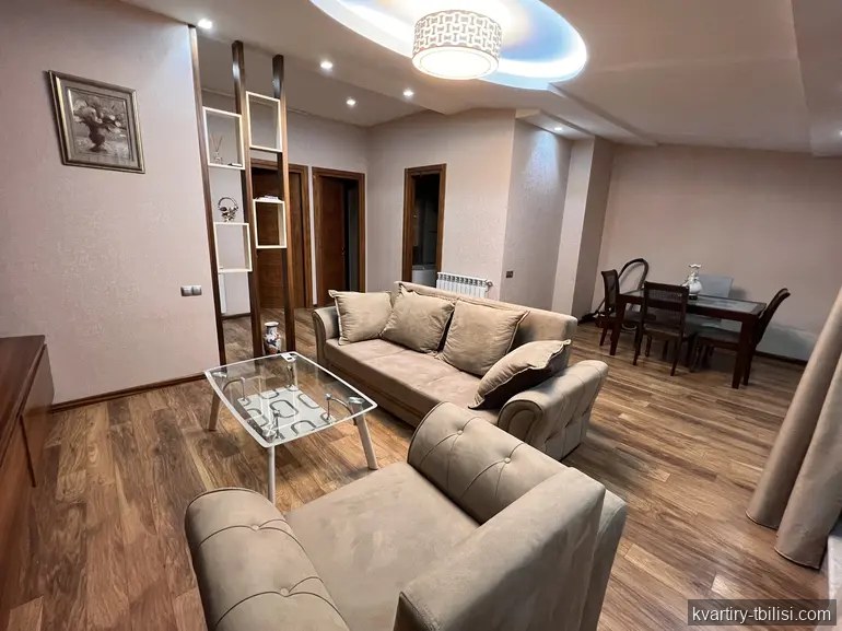 3-bedroom Apartment for rent in Krtsanisi, Tbilisi, 108 sqm, floor 8/8 — 1 100 USD/month | Tbilisi Homes