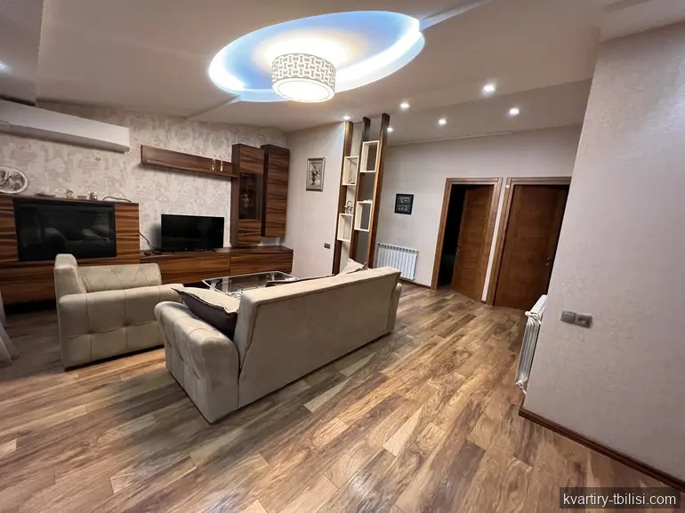 3-bedroom Apartment for rent in Krtsanisi, Tbilisi, 108 sqm, floor 8/8 — 1 100 USD/month | Tbilisi Homes