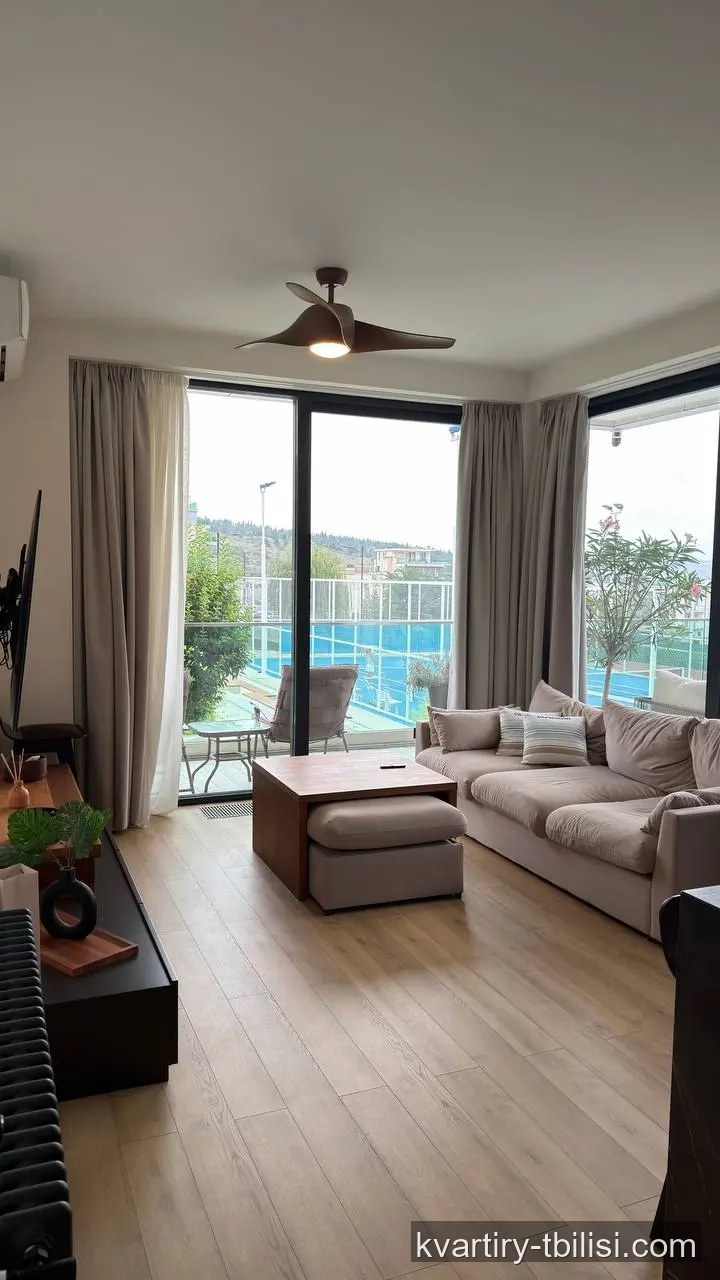 3-bedroom Apartment for rent in Krtsanisi, Tbilisi, 90 sqm, floor 2/8 — 2 500 USD/month | Tbilisi Homes
