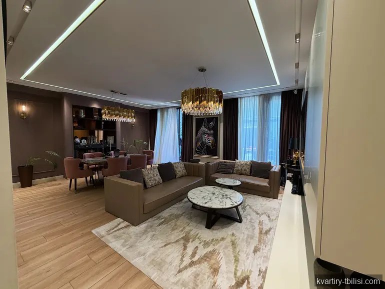 4-bedroom Apartment for rent in Krtsanisi, Tbilisi, 265 sqm, floor 1/5 — 4 500 USD/month | Tbilisi Homes