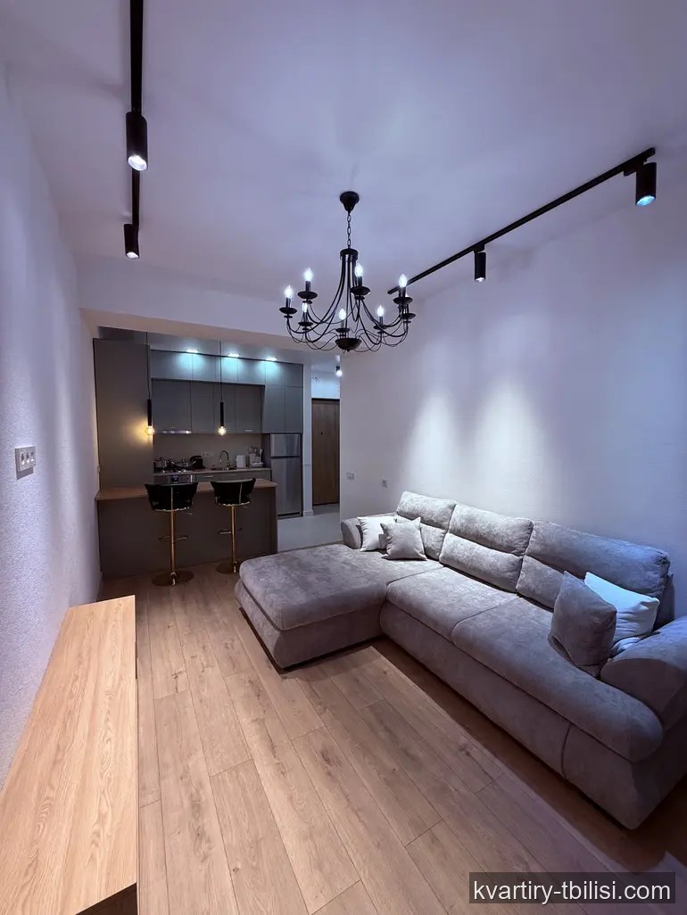 Двухкомнатная квартира в Кукиа — 650 USD/мес | Tbilisi Homes
