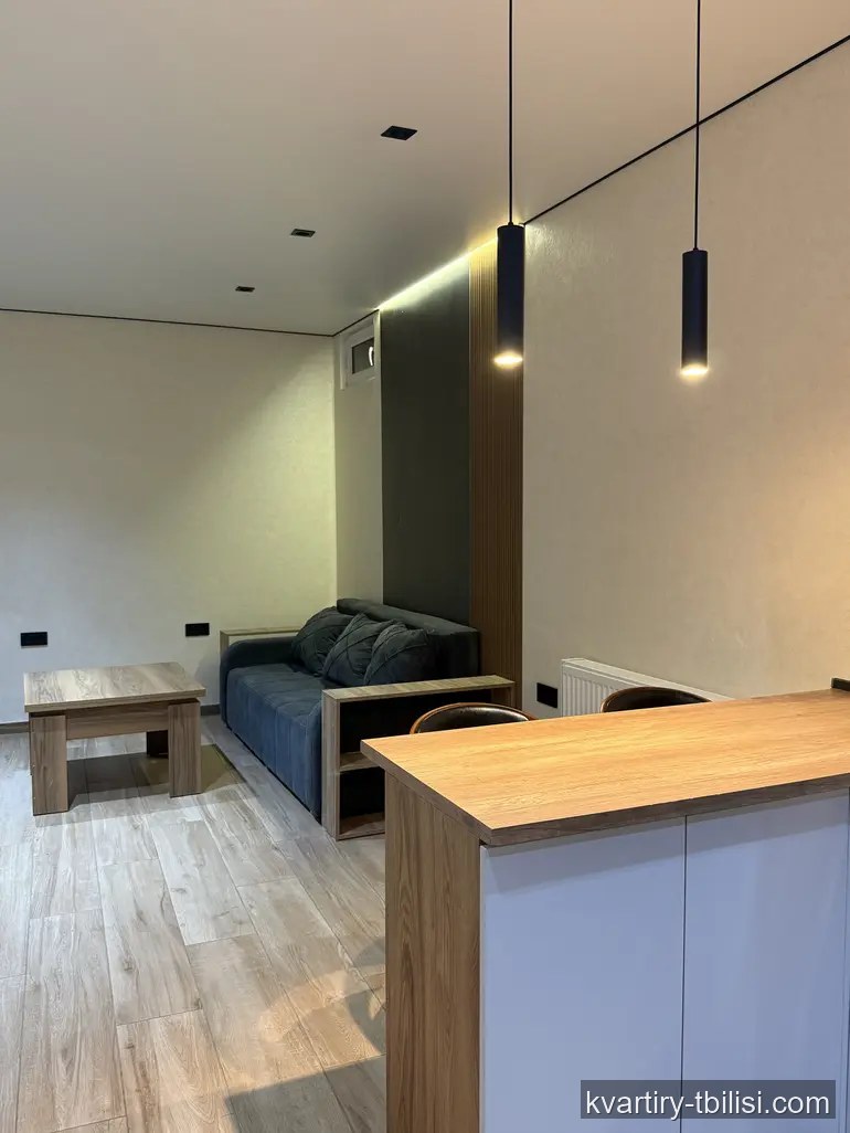 Двухкомнатная квартира в Кукиа — 575 USD/мес | Tbilisi Homes