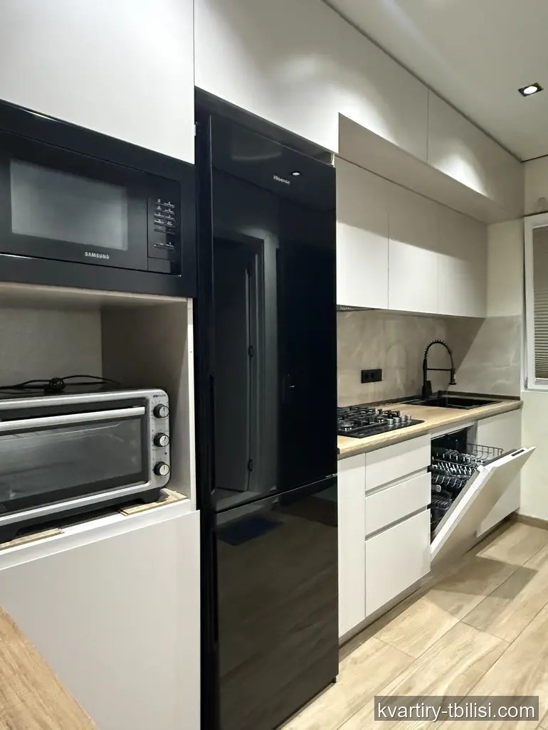 Двухкомнатная квартира в Кукиа — 575 USD/мес | Tbilisi Homes