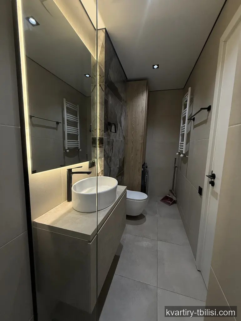 Двухкомнатная квартира в Кукиа — 575 USD/мес | Tbilisi Homes