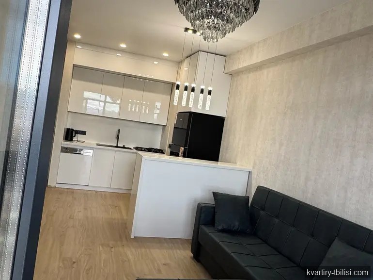 2-bedroom Apartment for rent in Kukia, Tbilisi, 56 sqm, floor 19/25 — 850 USD/month | Tbilisi Homes
