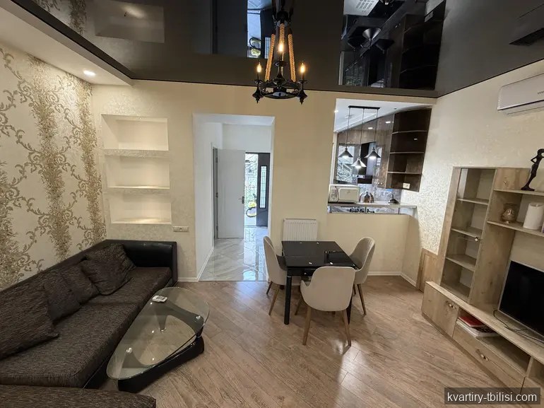 3-bedroom Apartment for rent in Kukia, Tbilisi, 56 sqm, floor 2/2 — 610 USD/month | Tbilisi Homes