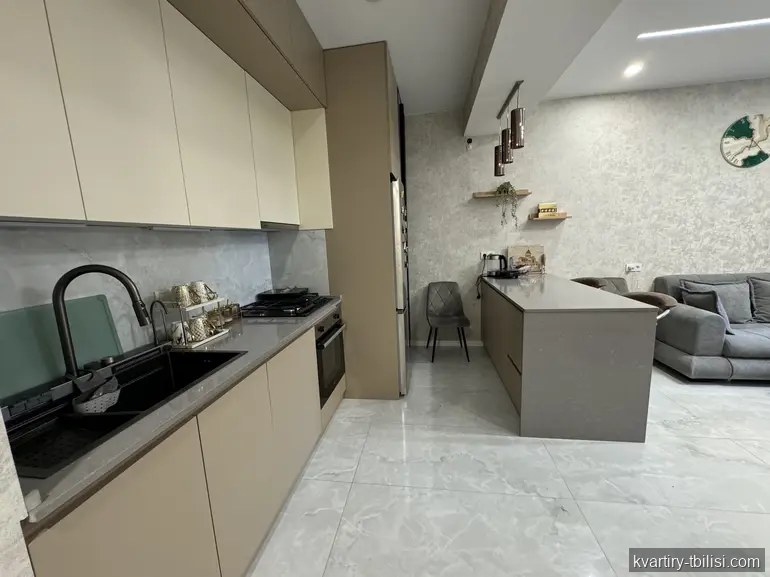 3-bedroom Apartment for rent in Kukia, Tbilisi, 86 sqm, floor 3/24 — 1 000 USD/month | Tbilisi Homes