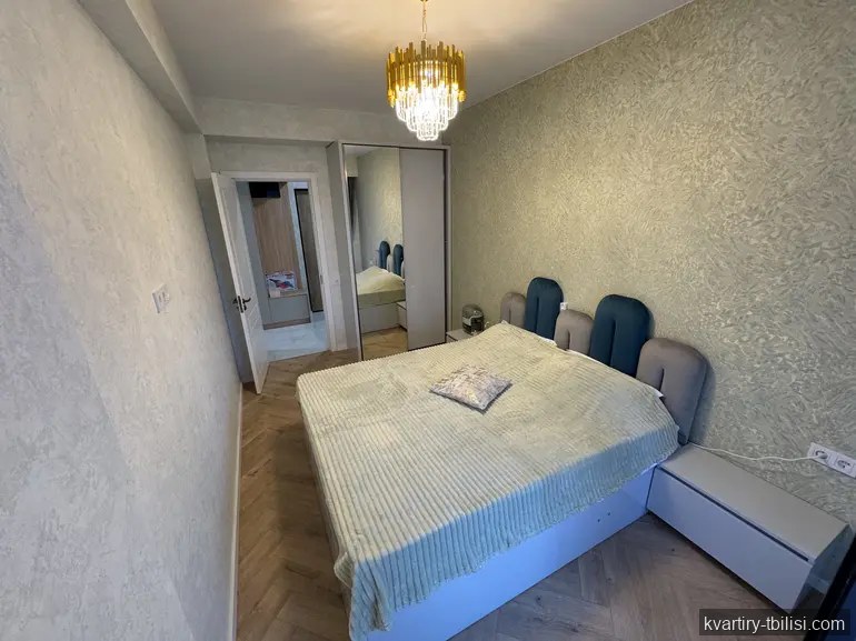 3-bedroom Apartment for rent in Kukia, Tbilisi, 86 sqm, floor 3/24 — 1 000 USD/month | Tbilisi Homes