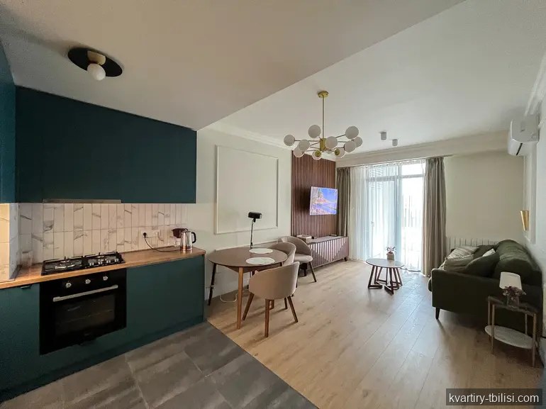 Трёхкомнатная квартира в Кукиа — 900 USD/мес | Tbilisi Homes