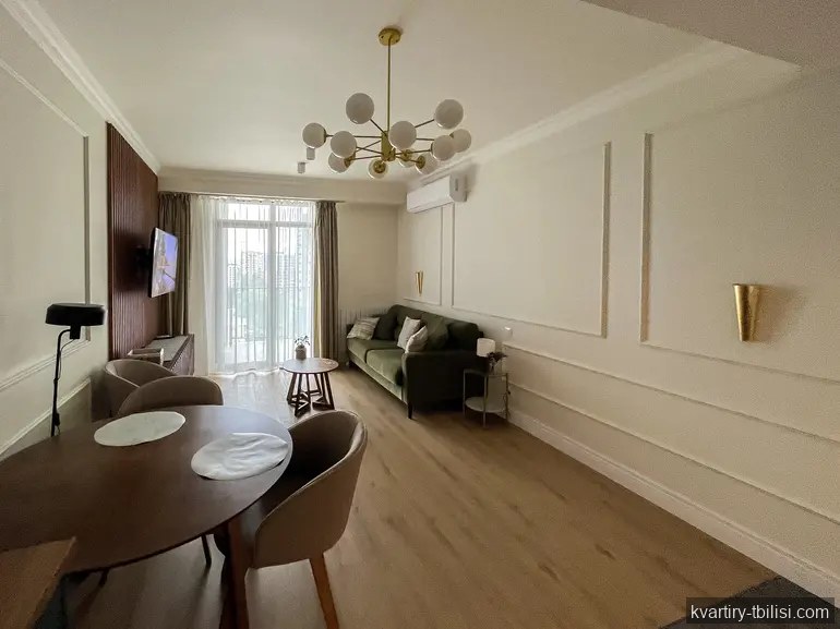 Трёхкомнатная квартира в Кукиа — 900 USD/мес | Tbilisi Homes