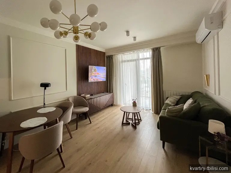 Трёхкомнатная квартира в Кукиа — 900 USD/мес | Tbilisi Homes