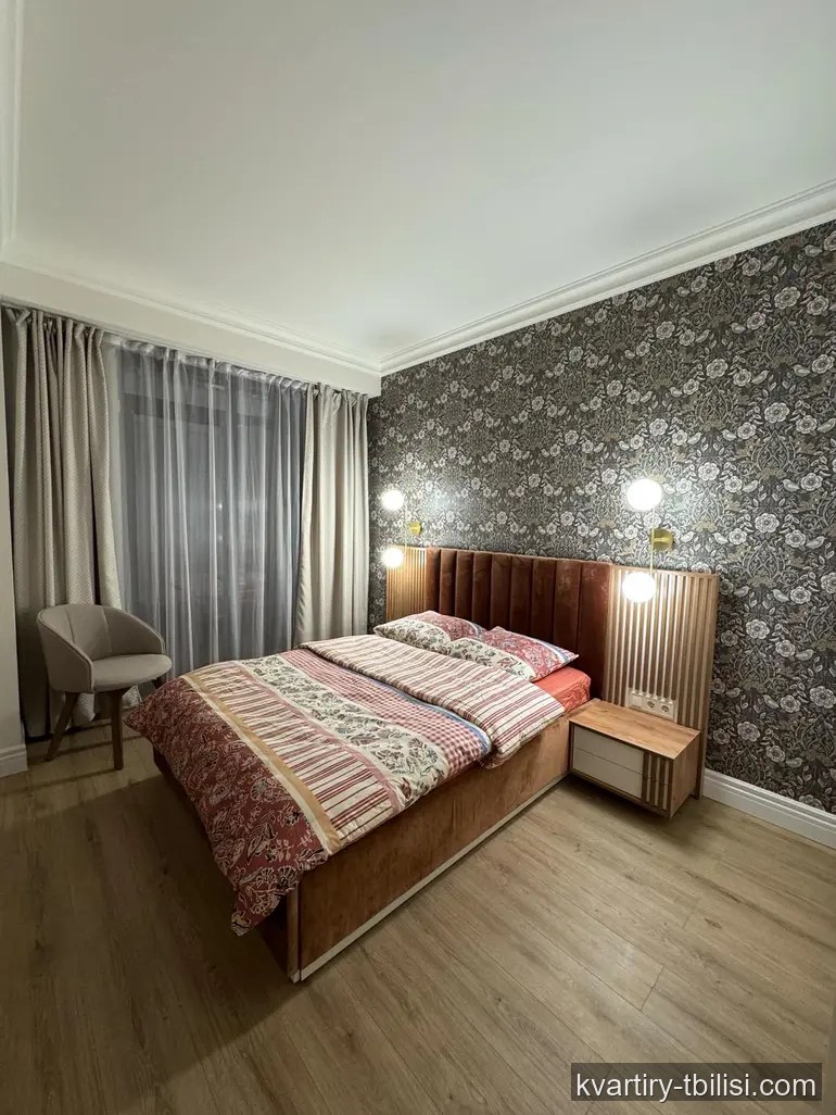 Трёхкомнатная квартира в Кукиа — 800 USD/мес | Tbilisi Homes