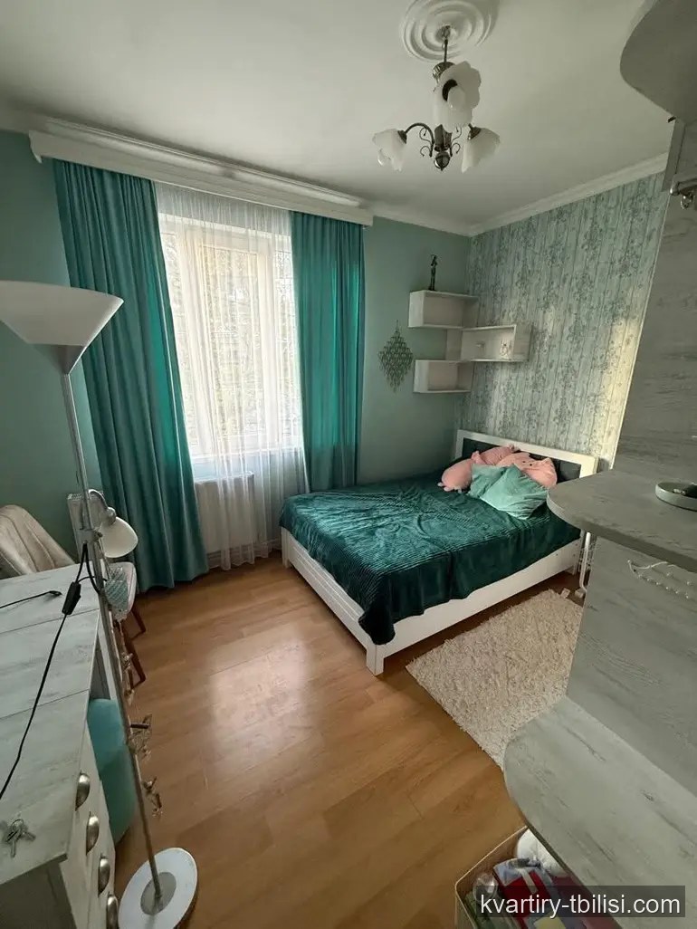 Трёхкомнатная квартира в Кукиа — 800 USD/мес | Tbilisi Homes