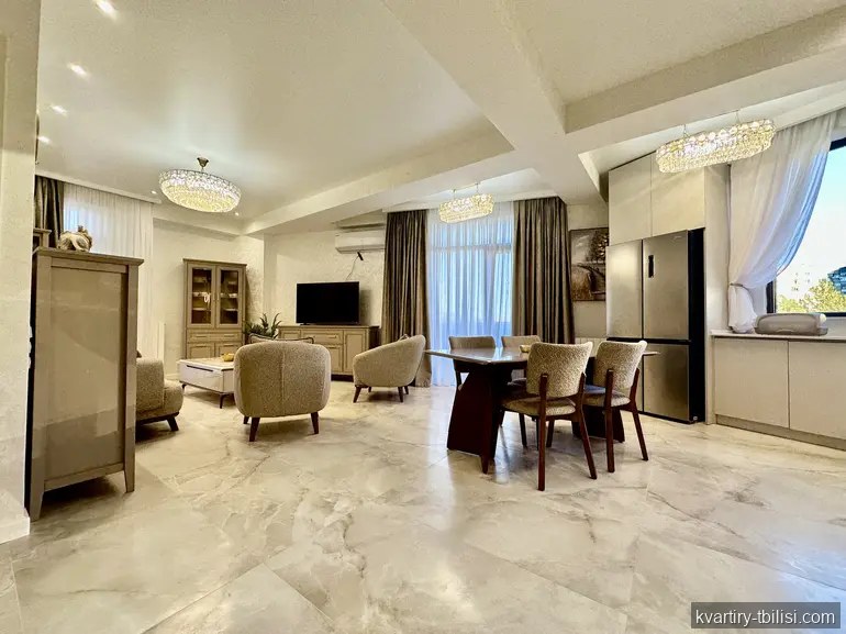 4-bedroom Apartment for rent in Lisi, Tbilisi, 140 sqm, floor 10/12 — 1 700 USD/month | Tbilisi Homes