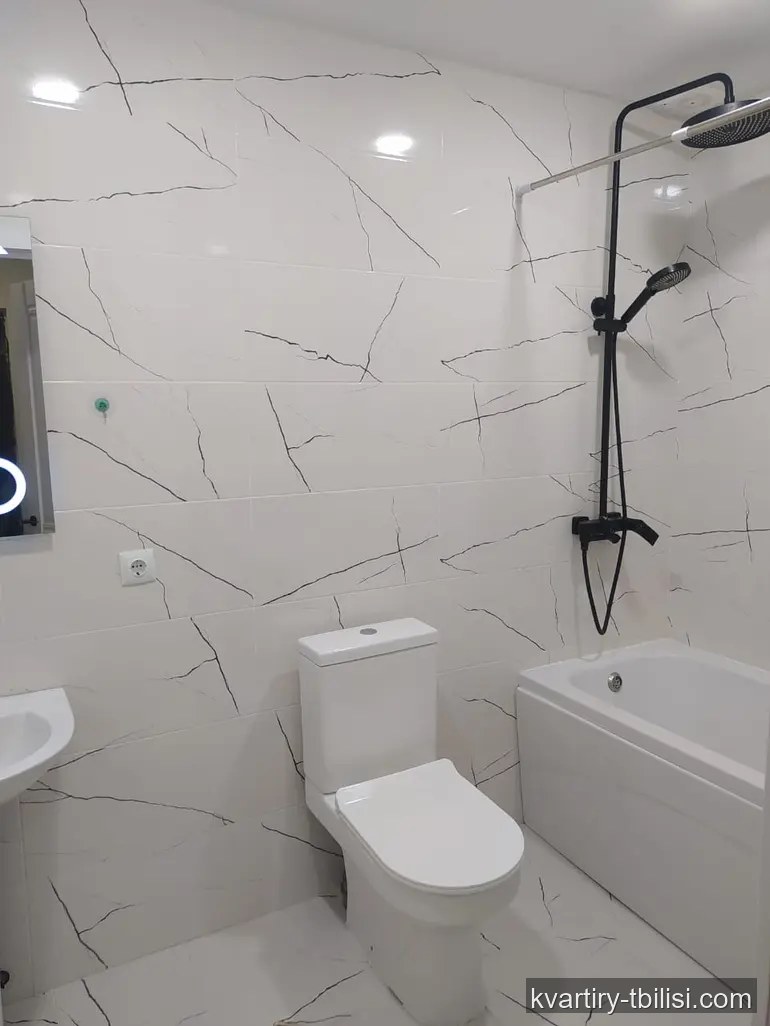 2-bedroom Apartment for rent in Moskovsky Ave, Tbilisi, 45 sqm, floor 6/12 — 453 USD/month | Tbilisi Homes