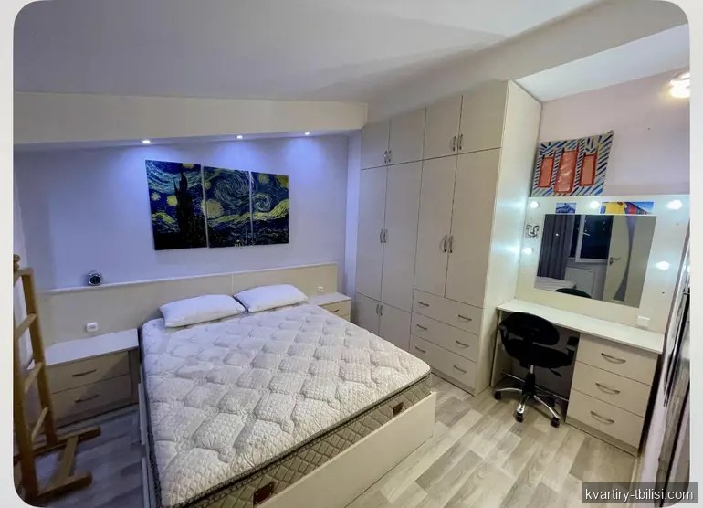 2-bedroom Apartment for rent in Moskovsky Ave, Tbilisi, 50 sqm, floor 10/10 — 500 USD/month | Tbilisi Homes
