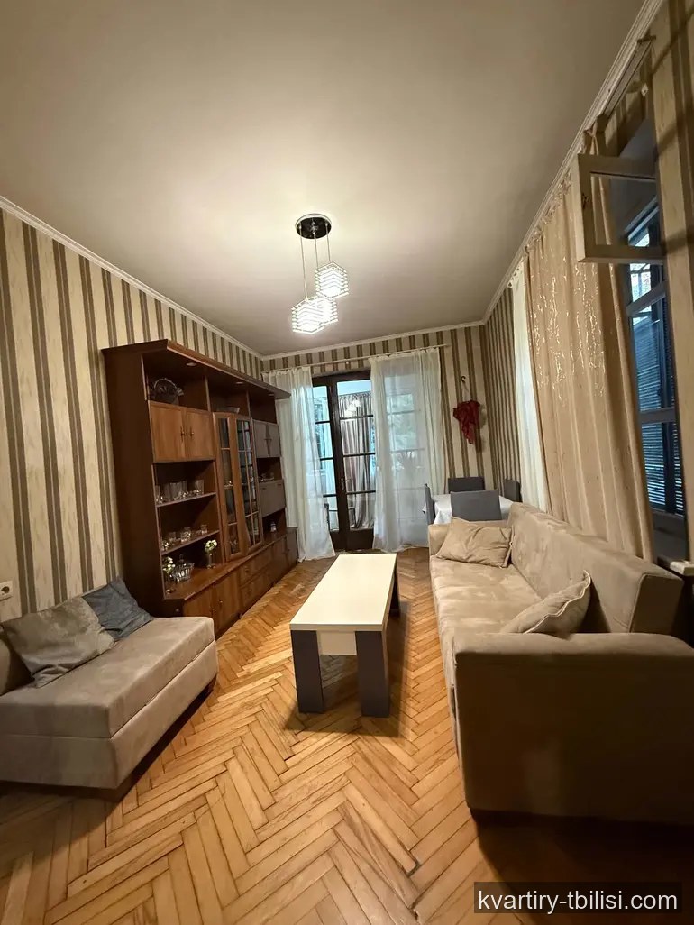 3-bedroom Apartment for rent in Moskovsky Ave, Tbilisi, 80 sqm, floor 1/5 — 570 USD/month | Tbilisi Homes