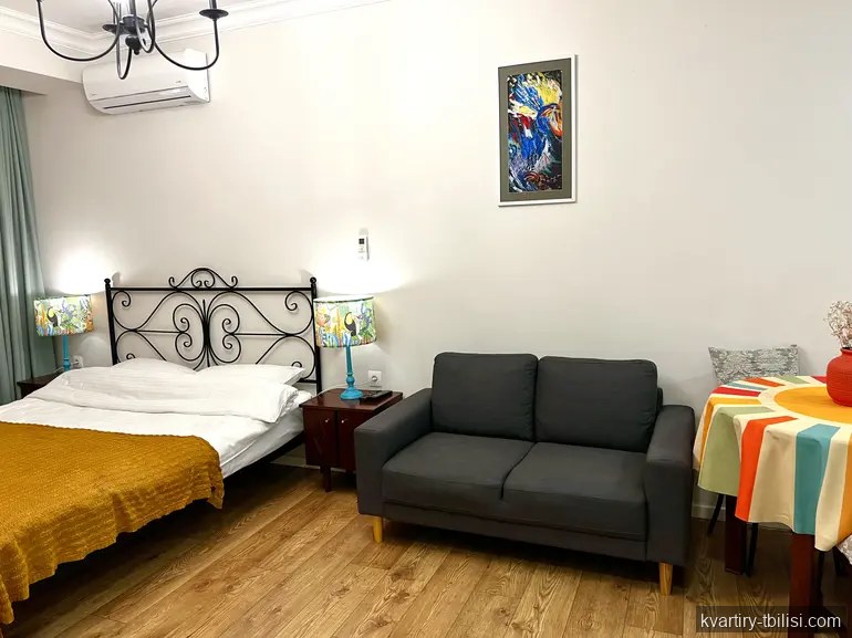 Однокомнатная квартира на Мтацминде — 650 USD/мес | Tbilisi Homes