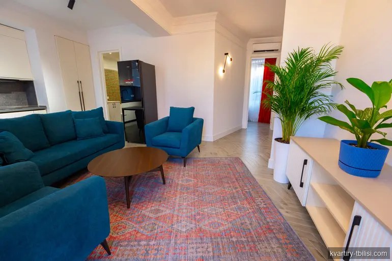 2-bedroom Apartment for rent in Mtatsminda, Tbilisi, 62.58 sqm, floor 3/3 — 1 150 USD/month | Tbilisi Homes