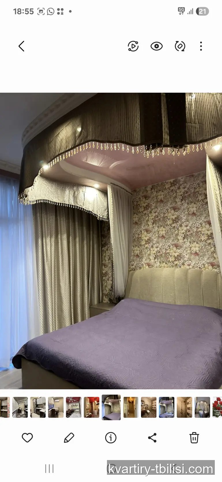 3-bedroom Apartment for rent in Mtatsminda, Tbilisi, 100 sqm, floor 7/7 — 1 500 USD/month | Tbilisi Homes