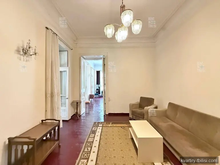 3-bedroom Apartment for rent in Mtatsminda, Tbilisi, 80 sqm, floor 2/2 — 600 USD/month | Tbilisi Homes