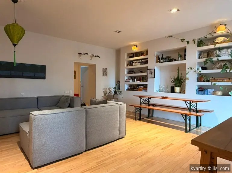 3-bedroom Apartment for rent in Mtatsminda, Tbilisi, 90 sqm, floor 2/8 — 1 500 USD/month | Tbilisi Homes