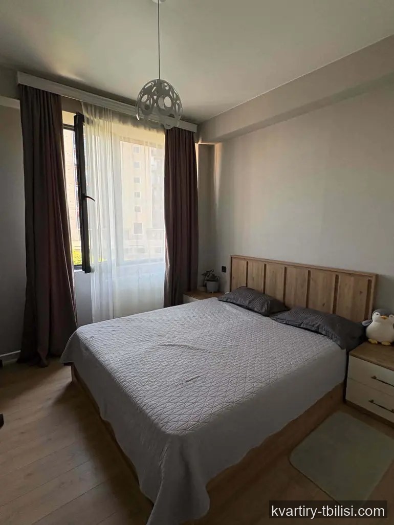 2-bedroom Apartment for rent in Mukhiani, Tbilisi, 44 sqm, floor 7/12 — 419 USD/month | Tbilisi Homes