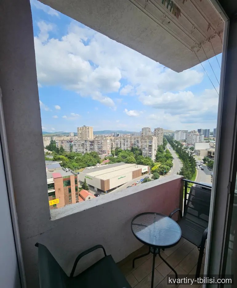 2-bedroom Apartment for rent in Mukhiani, Tbilisi, 45 sqm, floor 10/17 — 550 USD/month | Tbilisi Homes