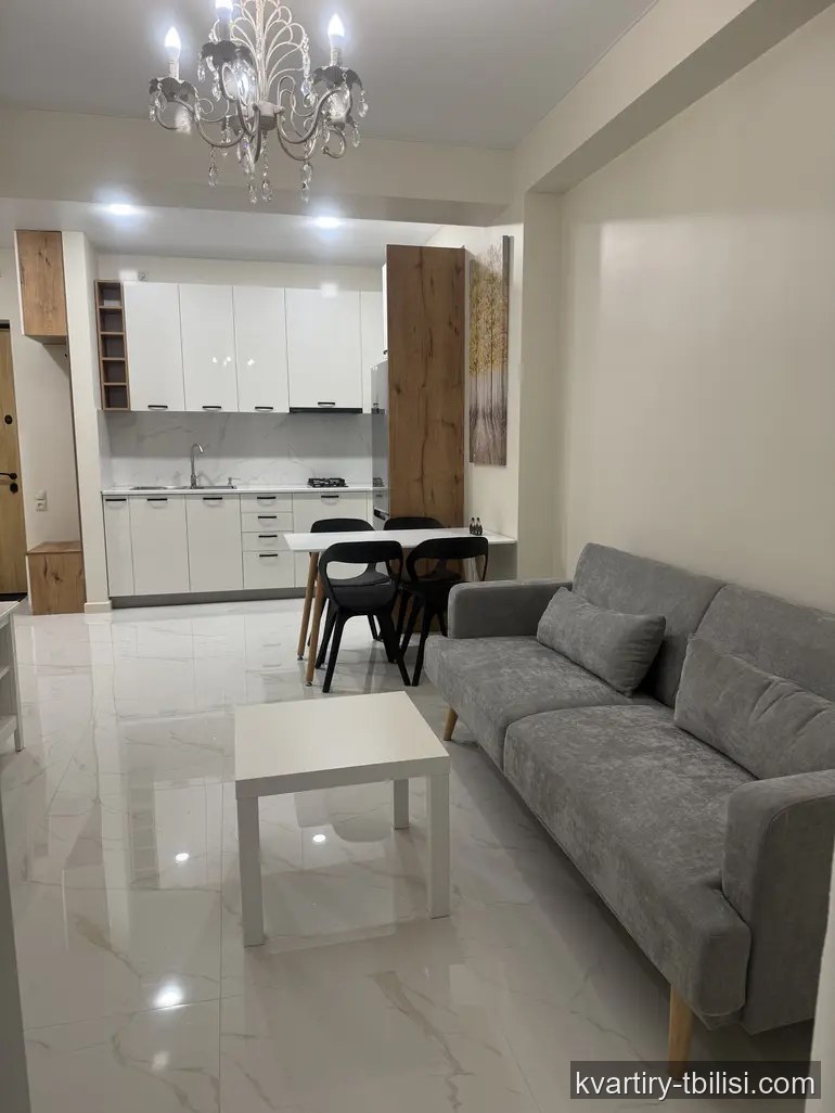 Двухкомнатная квартира в Мухиани — 500 USD/мес | Tbilisi Homes