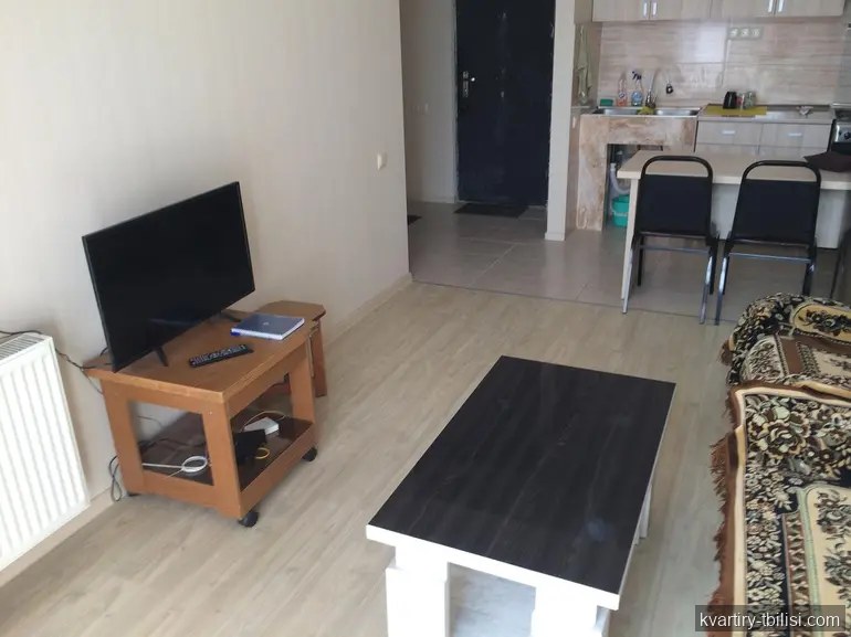 2-bedroom Apartment for rent in Mukhiani, Tbilisi, 46 sqm, floor 7/16 — 533 USD/month | Tbilisi Homes