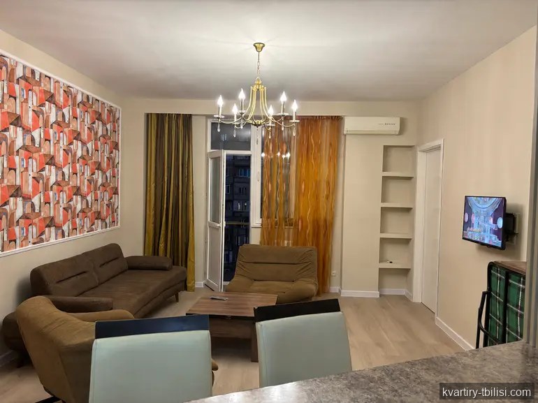 Двухкомнатная квартира в Мухиани — 419 USD/мес | Tbilisi Homes