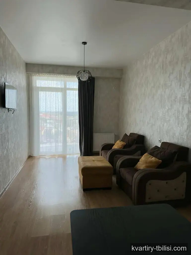 2-bedroom Apartment for rent in Mukhiani, Tbilisi, 58 sqm, floor 16/16 — 419 USD/month | Tbilisi Homes
